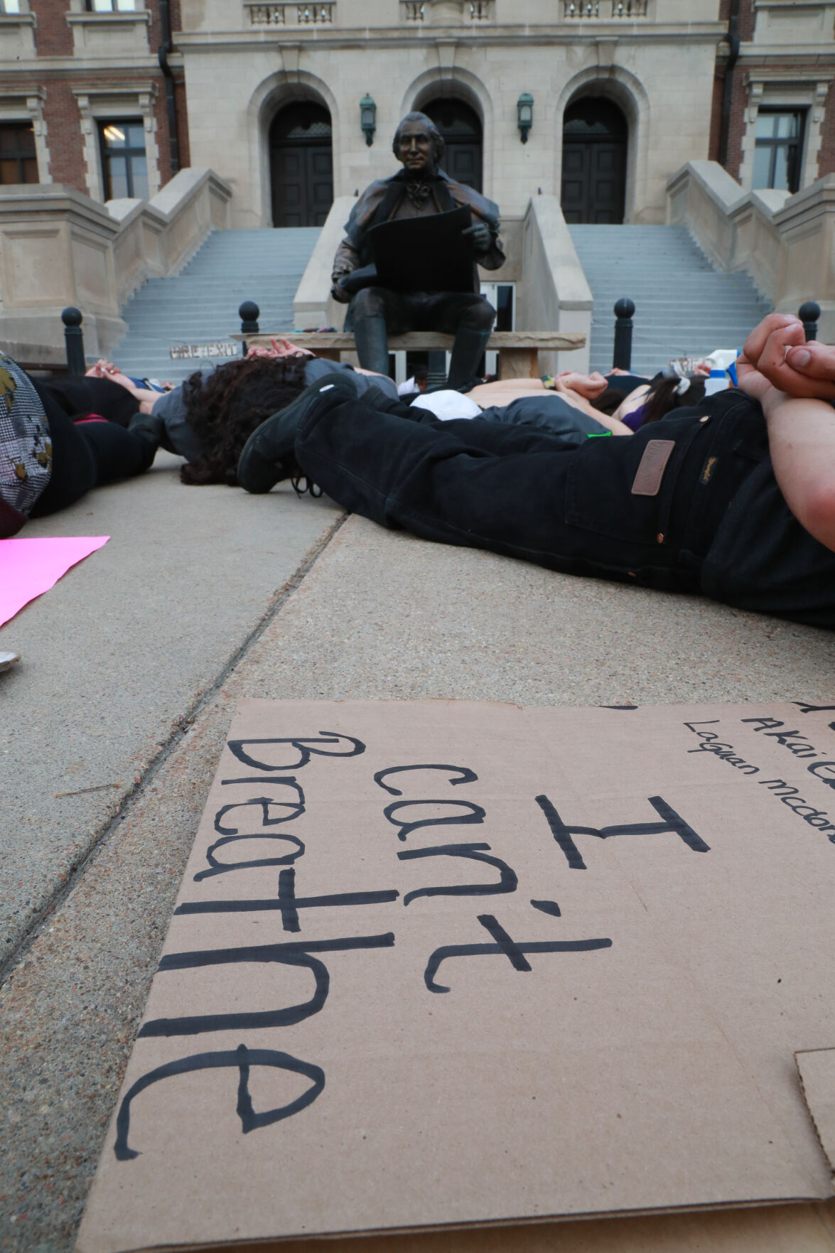 Tuesday night protests in Grand Island